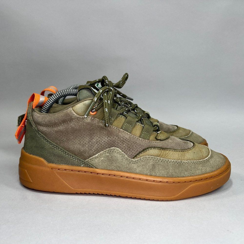 Puma Shoes Women's Size 7‎ Cali Zero Demi Army Green Sneakers